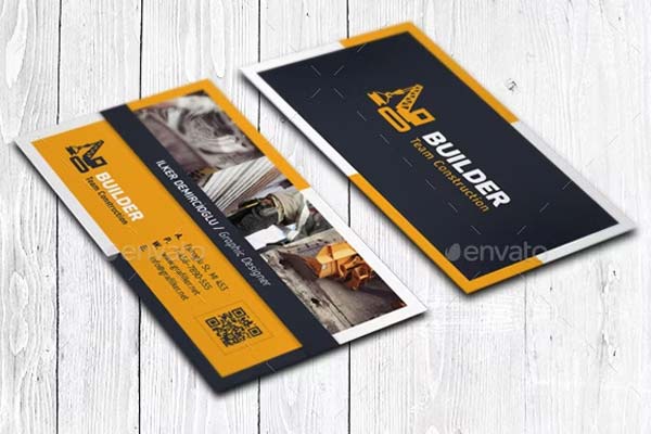 Image 3 for Construction Business Card Templates Download Free